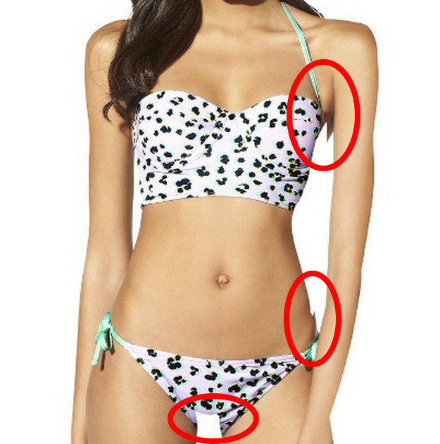 Some Photoshop training can help you avoid mistakes such as this poor editing used by Target.