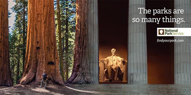 Photoshop work celebrates 100 Years of National Parks