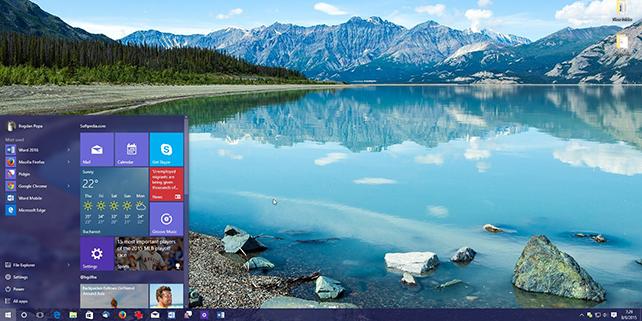 UX of Windows 10 start menu design receives award