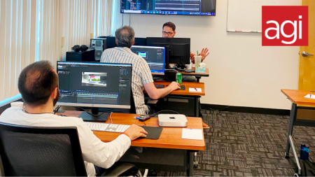 Premiere Pro Course - Introduction Video editing students in an AGI Training class.